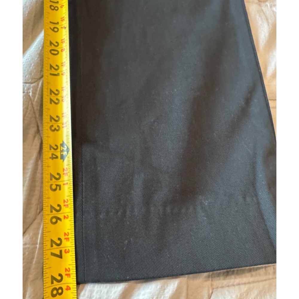 Banana Republic Slim Tapered Stretch Waist Chino Pants Men's L Black Drawstring - Picture 7 of 9